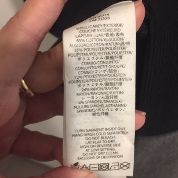 NWT A|X black and grey / gray dress, sz M - Picture 6 of 6